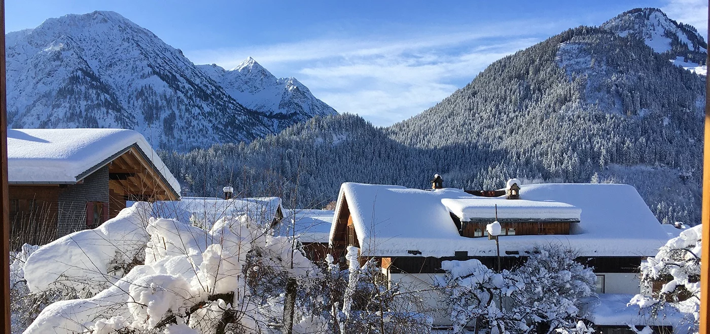 Blick vom Balkon