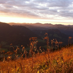 Sonnenuntergang am Fellhorn