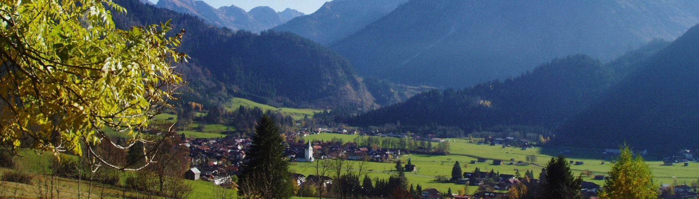 Blick nach Bad Oberdorf