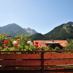 Blick vom Balkon