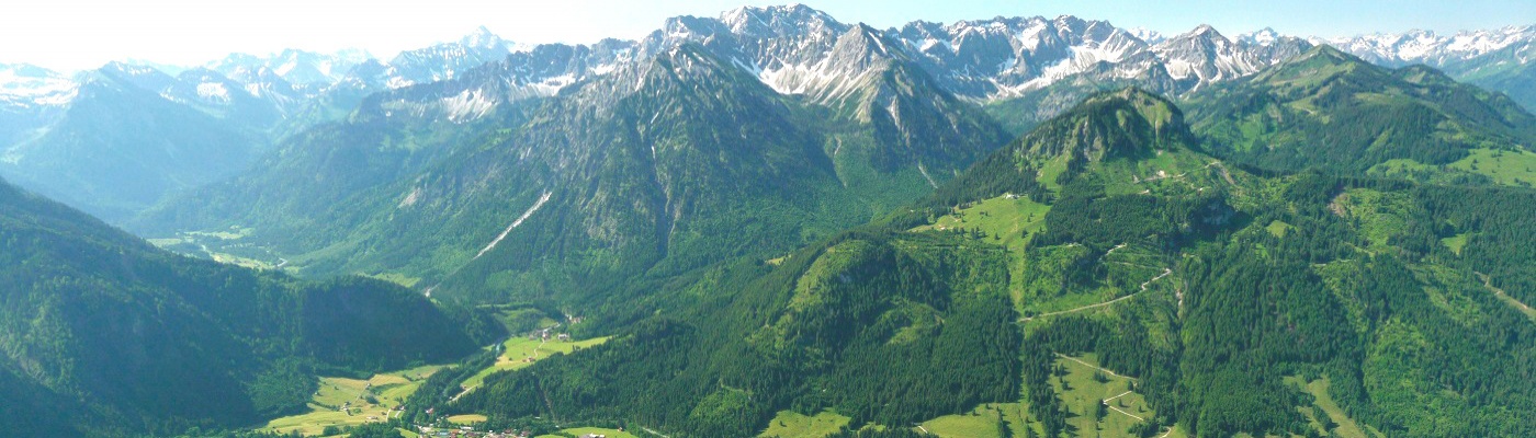 Blick vom Hirschberg auf Bad Oberdorf